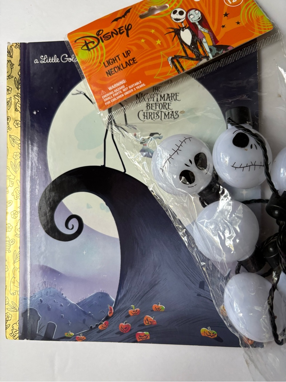 Nightmare Before Christmas Book/Necklace